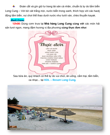 Lịch trình chi tiết Tour Long Cung 1N