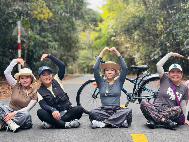 Hành trình đạp xe xuyên rừng khám phá Thác Mai